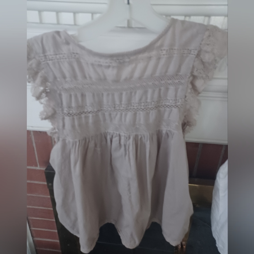 Aerie Women's Lace Trim Top